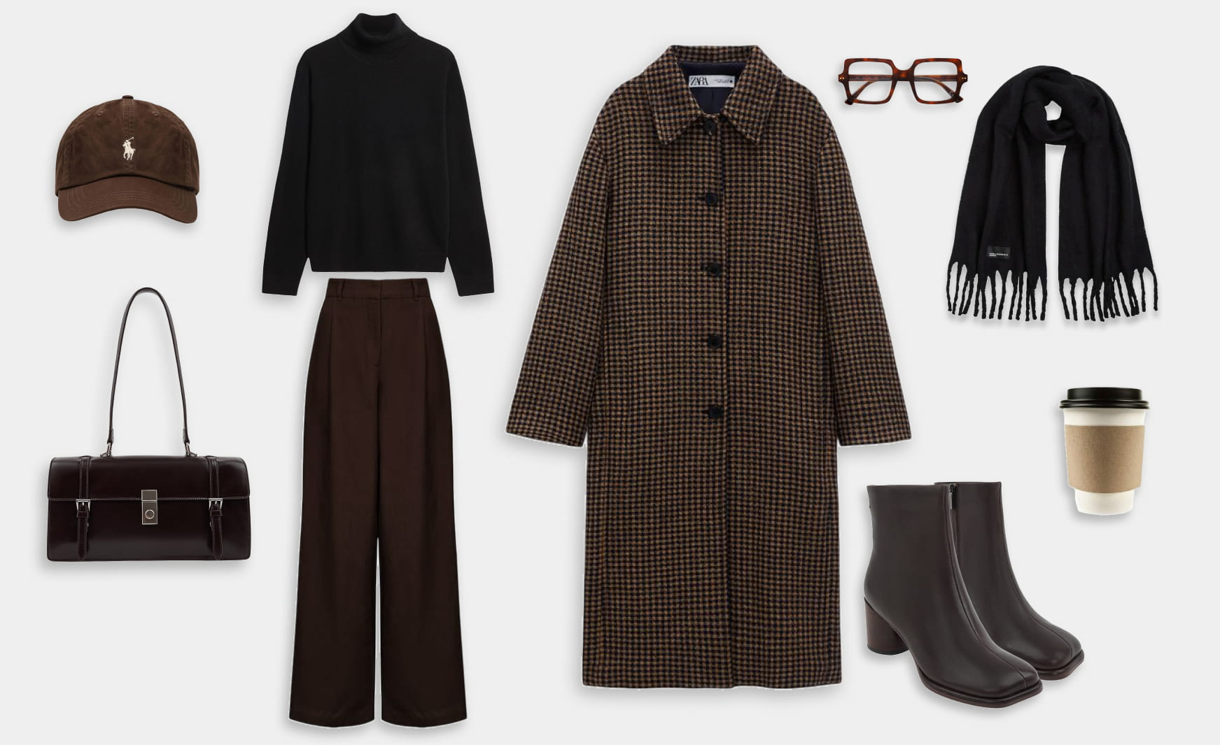 Город в кофейной гамме: мода и обувь сезона