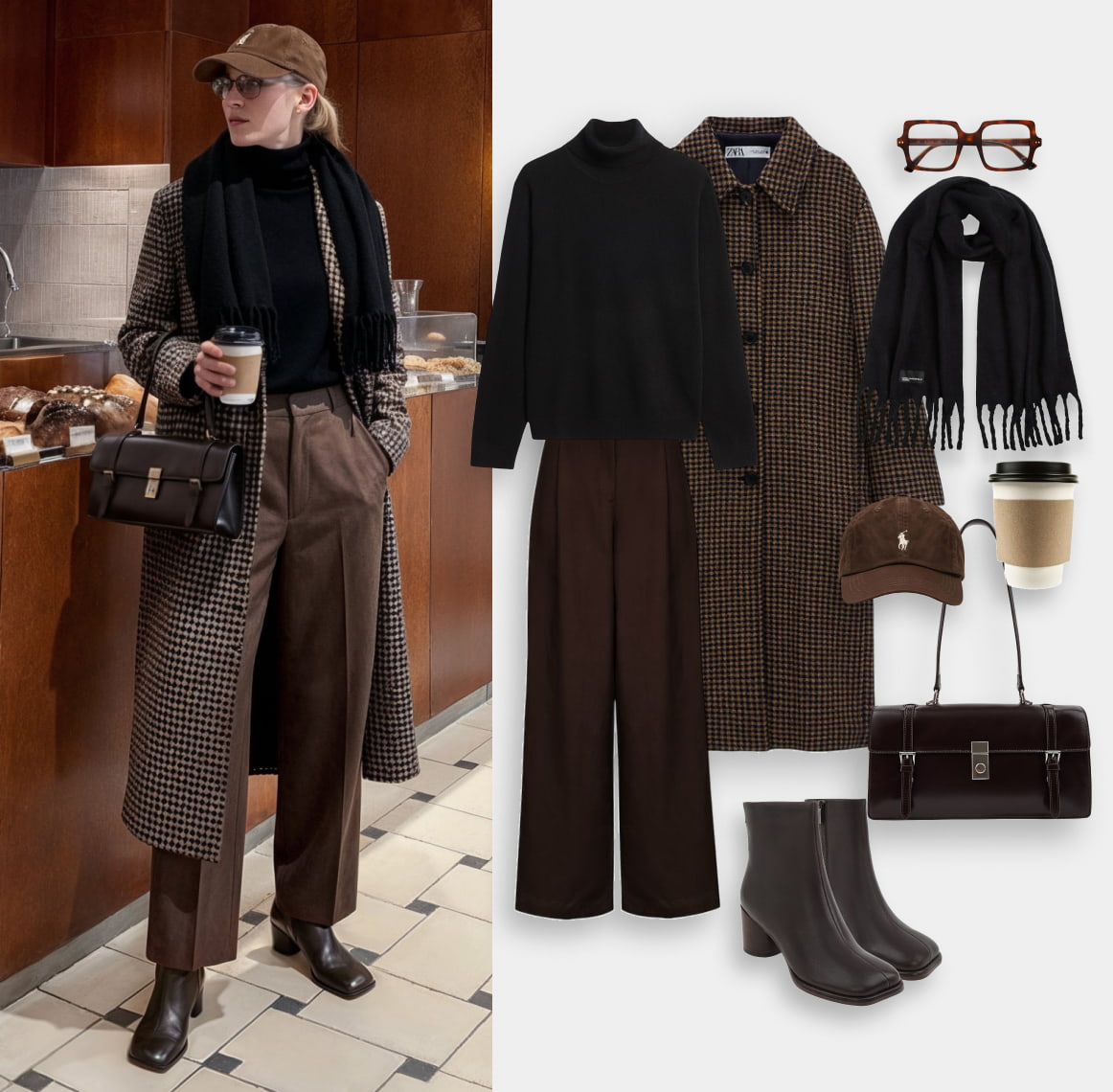 Город в кофейной гамме: мода и обувь сезона