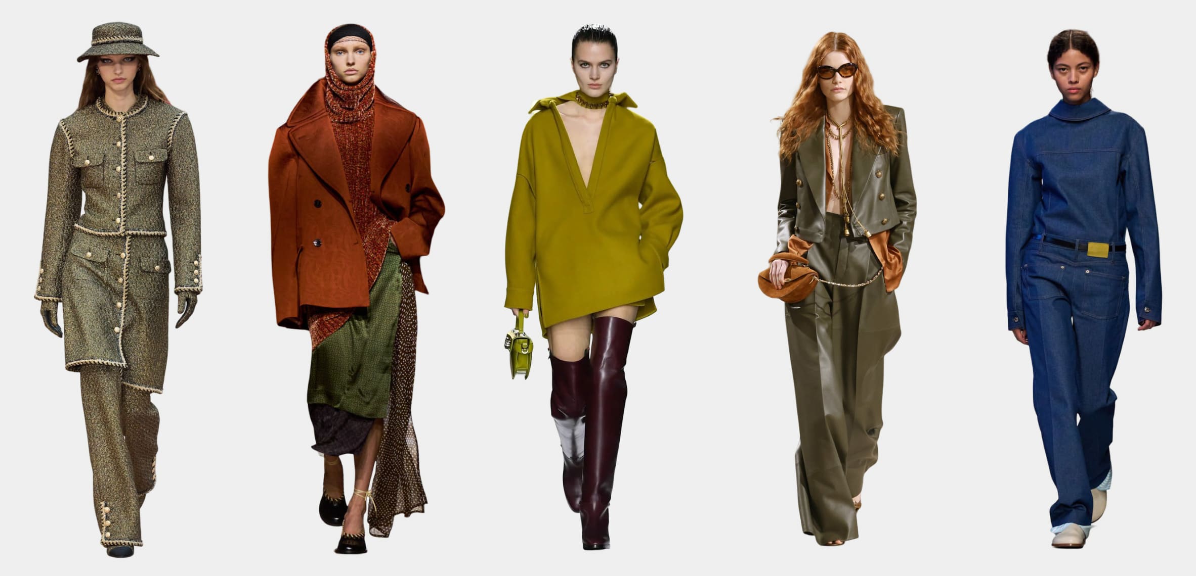 Цветовые рецепты зимы: бордо, лесной зелёный и тёмные флоралы